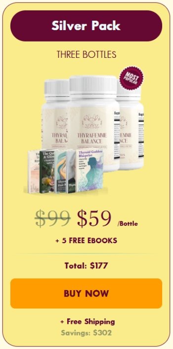 Thyrafemme Balance 3 bottle package