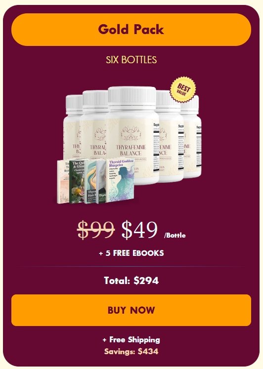 Thyrafemme Balance 6 bottle value pack